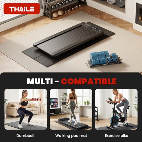 Walking Pad Treadmill Mat for Carpet Floors,55x24 Hardwood Floor Protection - size: 55"L x 23.6"W x 0.2"Th