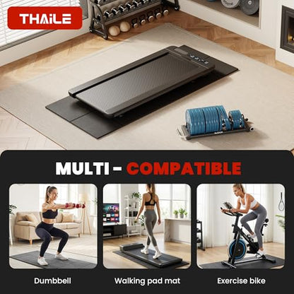 Walking Pad Treadmill Mat for Carpet Floors,55x24 Hardwood Floor Protection - size: 55"L x 23.6"W x 0.2"Th