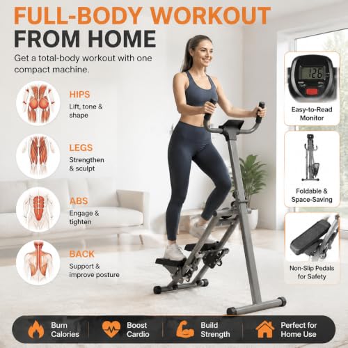Stair Stepper, Vertical Climber Machine with LCD, 300 lbs