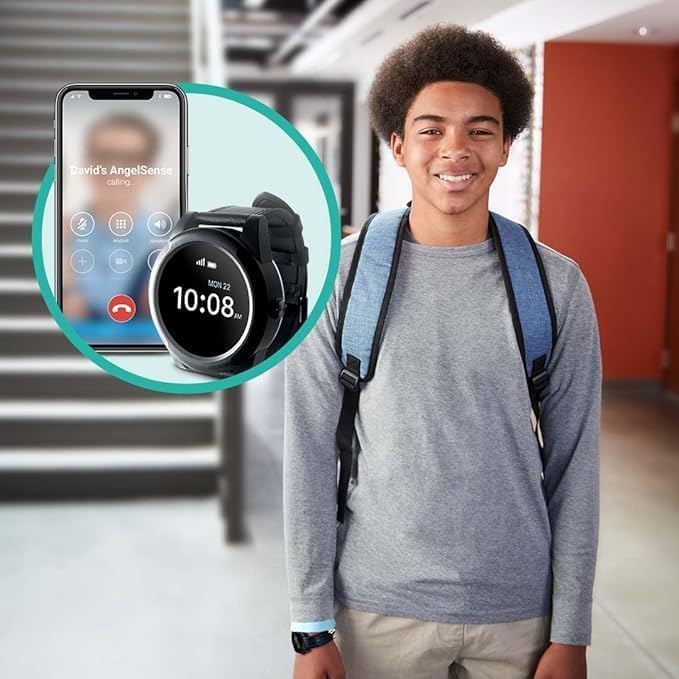 AngelSense GPS Watch for Teens & Elderly - Autism, Special Needs, Dementia - color: Watch Monthly Subscription Required