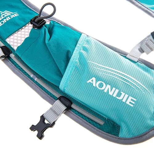 AONIJIE Hydration Vest Pack Backpack 5L 5.5L Marathoner Running Vest Race Hydration for Women and Men Trail Run Hiking Jogging - color: Rose Red +1.5L