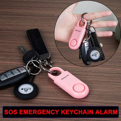2 Pack Personal Alarm Replaceable Battery | Ultra-Lightweight 0.7 oz - color: PINK