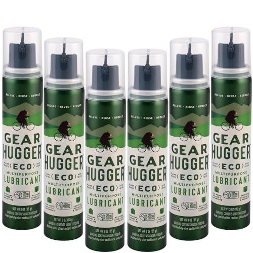 Gear Hugger Multipurpose Lubricant, Plant-Based, Rust Remover (3oz, 6pk) - style: Multipurpose Lubricant (3 oz, Pack of 6)
