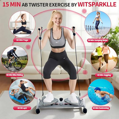 Metal Waist Twister Machine Exercise Fitness Tool