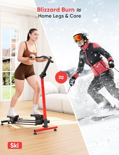 YOLEO Adjustable Resistance Stair Stepper, 3-Mode Folding Stairmaster,660LB - color: V2.0 Basic Stair Stepper