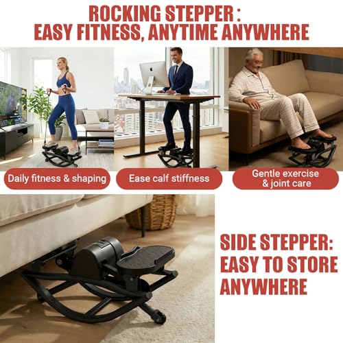 Rock Stepper Side to Side, 300 LBS Capacity, Side Stepper Exercise at Home