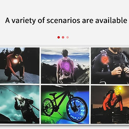 Led Safety Lamps Clips Clip On Warning Lights Runing Jogging Night Running Bike Walking Luminous Shoe Clip Light