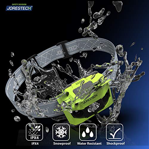 JORESTECH LED Headlamp Flashlight – IPX4 Water Resistant with 4 Modes for Camping, Hiking, Repairing, etc. (2, Lime) - color: Lime