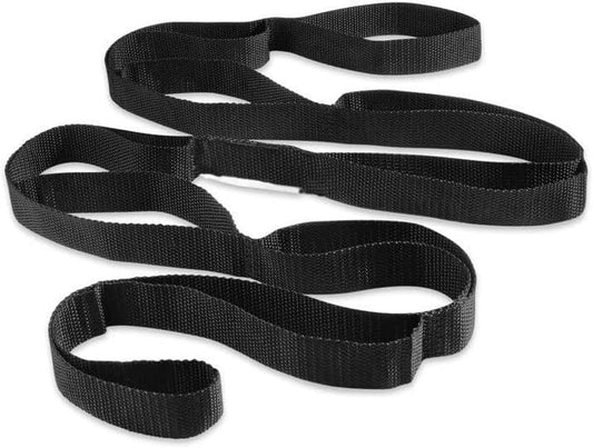 Stretching Strap Yoga Strap Physical Therapy for Home Workout, 10 Loops Non-Elastic Stretch Band for Pilates, Flexibility, Exercise and Gymnastics