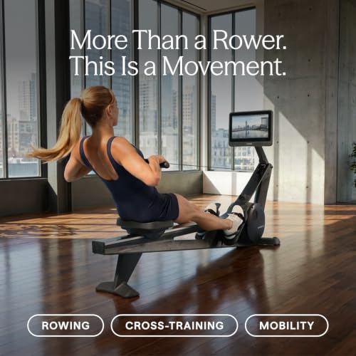 Hydrow Wave Rowing Machine with 16" HD Touchscreen & Speakers - Foldable | Live Home Workouts, Subscription Required - color: Forest