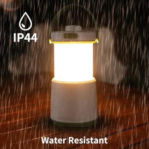 Rechargeable Camping Lantern, 230h Runtime Camping Light with 5Modes