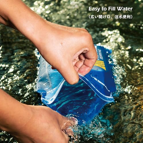 TRIWONDER Hydration Bladder Water Reservoir 1.5 Liter 2L 3L BPA Free Water Bladder for Running Cycling Hiking Camping Backpack - color: C - 1.5L