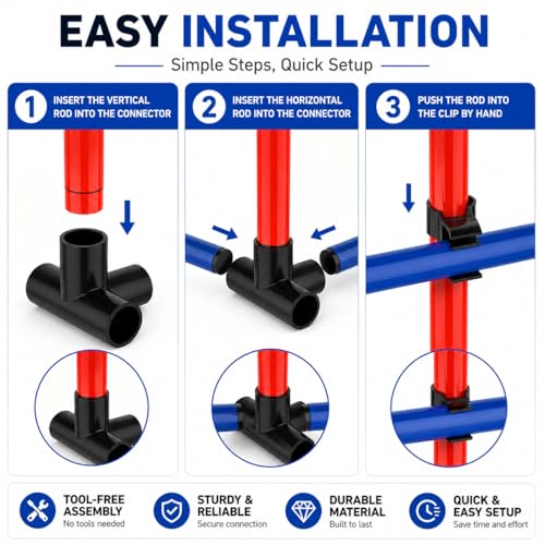 Dog Agility Training Equipment Set, Adjustable Jump Bars, 6 Piece - size: 6