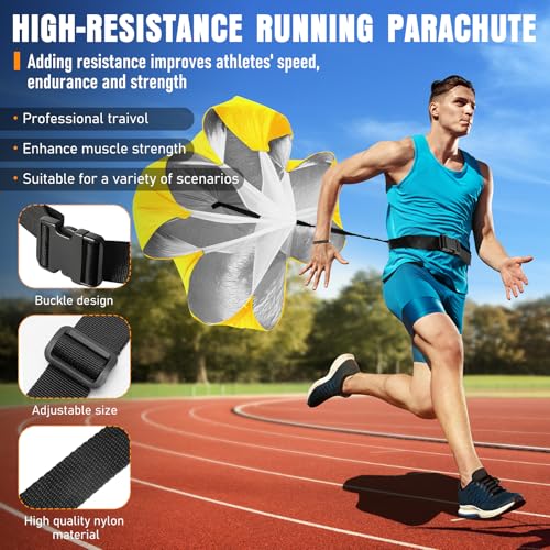 Agility Ladder, Agility Speed Training Equipment Set, 20ft Speed Ladder - color: Yellow