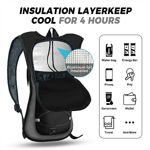 Hydration Backpack Hydration Pack Water Backpack with 2L Hydration Bladder