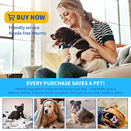 Dog Agility Equipment,72-piece Dog Agility Course Backyard Set Starter Kit - size: 4 PCS SET