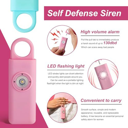 Self Defense Siren Personal Safety Alarm (Pink)