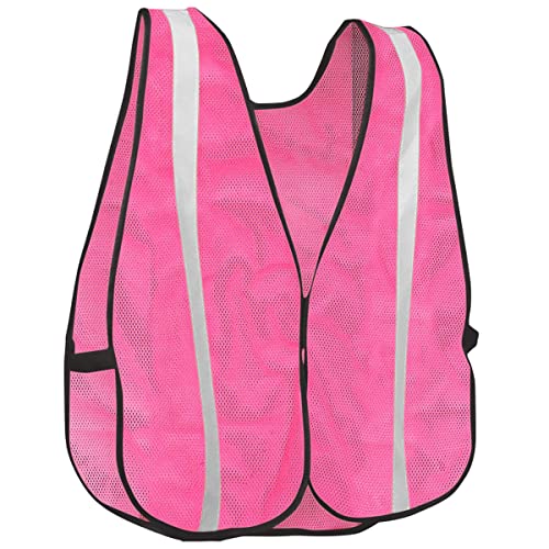 KAYGO Reflective High Vis Safety Vest Mesh for Men and Women KG0008 - color: Pink