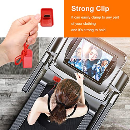 Treadmill Safety Key for Proform Image Weslo Reebok Epic Golds Gym Freemotion and Healthrider Treadmills - color: Red