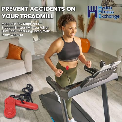 Hydra Fitness Exchange Treadmill Safety Key Replacement, Emergency Stop Safety Key for Treadmill - color: 1000513293
