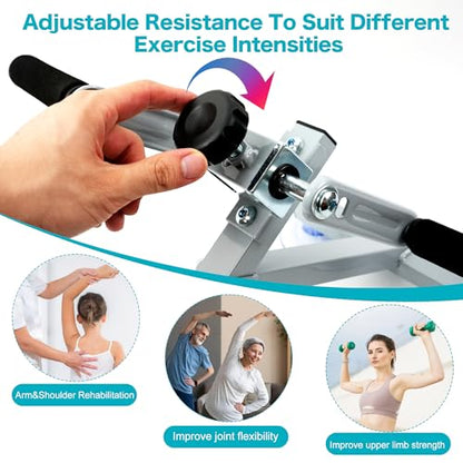 Arm Bike for Physical Therapy with A Rehabilitation Training Glove - color: 3 Functions