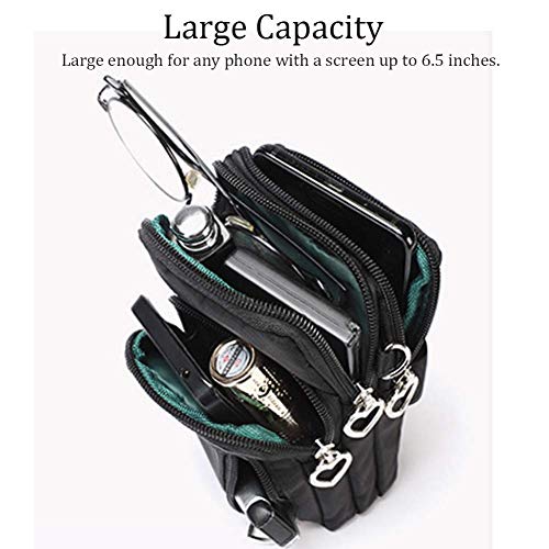 Outdoor Sweat-Proof Running Armbag Cross-Body Shoulder Casual Wallet Purse Crossbody Bag Gym Fitness Cell Phone Key Holder for iPhone 13 Pro/ 12 Pro/Xs Max/Xr, Galaxy Note 10, P30 Pro,Blue - color: Blue