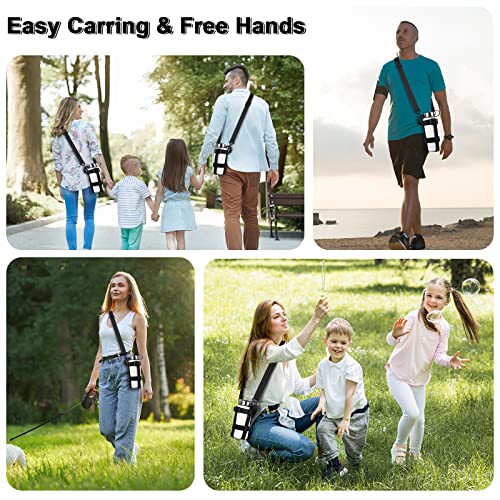 Cosmos Water Bottle Holder Strap - Crossbody Sling Strap with Handle & Shoulder Straps, Fits 20 oz to 64 oz Wide Mouth Bottle for Walking, Hiking, Camping, Travel