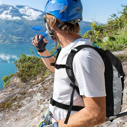 Nepest Hydration Backpack with 2L Water Bladder Water Back Pack - color: Orange