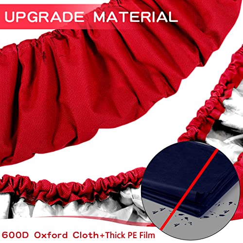 Tatuo Trampoline Spring Cover Round Replacement - color: Red, size: 36 Inch-6 Hole