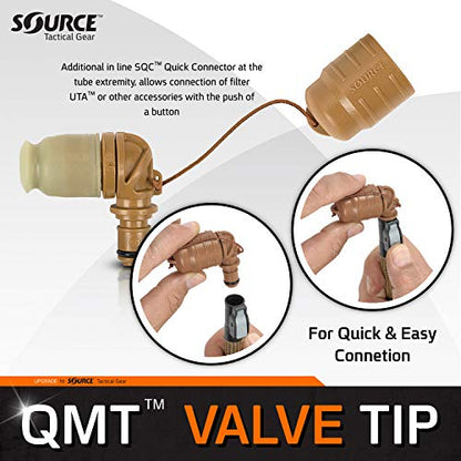 Source Tactical Helix High-Flow Bite Valve - color: Coyote