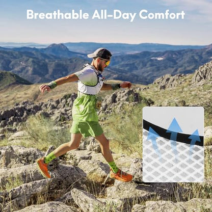 Haimont 10L Trail Running Hydration Vest with Soft Flasks - color: White, size: Medium