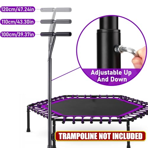 Straight Leg Trampoline Handle Bar, Fits 0.98-1.38in Rebounder Tubes