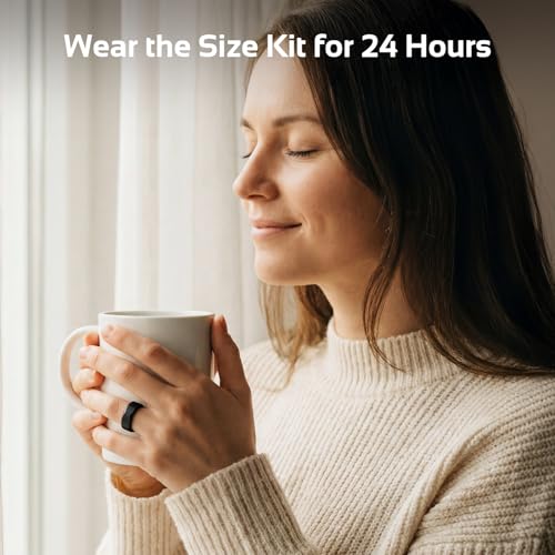 Opove O Ring Sizing Kit - Size First Before You Buy, Choose from 8 Sizes - Sizes 6 to 13, Find The Perfect Smart Ring, Stylish Design, Only Compatible with O Ring Smart Ring - color: Black, size: 6-13 Sizing Kit