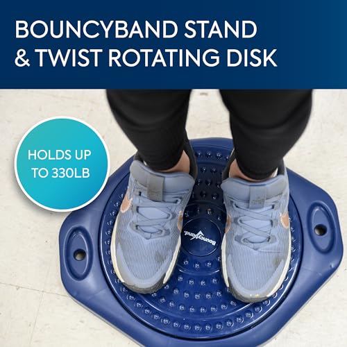 Bouncyband Stand & Twist Rotating Disk – Improve Focus and Productivity