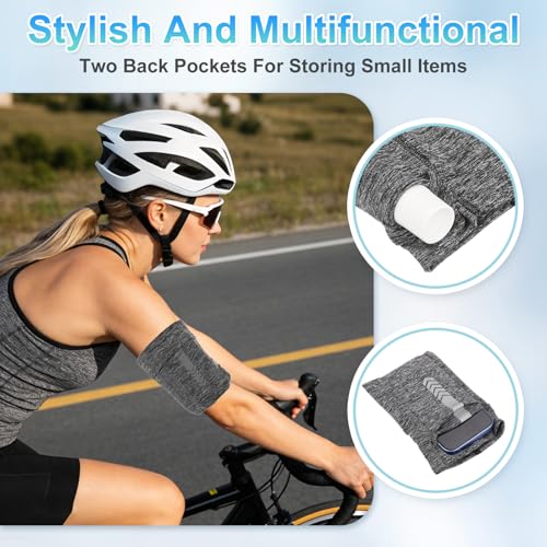 PATIKIL Sports Armband Sleeve M Size Universal Armband Grey - color: Grey, size: M