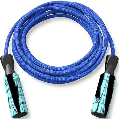 Jump Rope for Women & Men Adjustable Length Cotton Skipping Rope for Adults & Kids Workout Equipment for Weight Loss, Cardio, Boxing & Fitness Suitable for Home, Gym & School Use