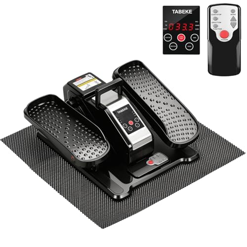 TABEKE Under Desk Elliptical Machine, Electric Ellipse Leg Exerciser