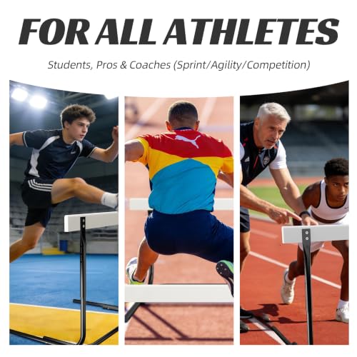 MR Height Adjustable Track & Field Hurdle, Anti-Tip Training Hurdle