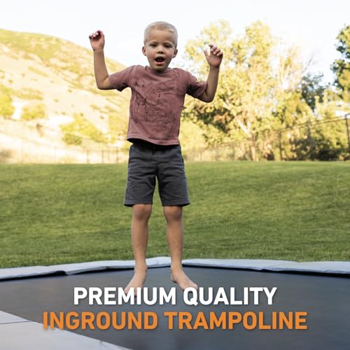 Avyna Premium In-Ground Trampoline – Outdoor Trampoline for Kids and Adults with Advanced Safety Features - size: 10x17' FT
