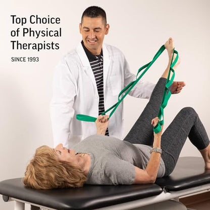 OPTP The Original Stretch Out Strap with Exercise Poster – Made in the USA