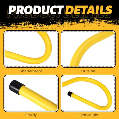 Wettarn 30 Pcs 6" Speed Agility Training Hurdles - color: Yellow