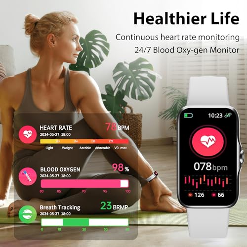 Fitness Tracker with 24/7 Continuous Heart Rate, Blood Oxy-gen Monitor, Smart Watch with Sleep Monitor, IP68 Waterproof Activity Tracker Step Counter for Women Men - color: Gray