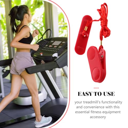 Treadmill Safety Key Replacement Treadmill Emergency Key Running Machine Stop Key Fitness Equipment - size: 14.60X6.00X1.80CM