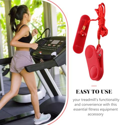 Treadmill Safety Key Replacement Treadmill Emergency Key Running Machine Stop Key Fitness Equipment - size: 14.60X6.00X1.80CM