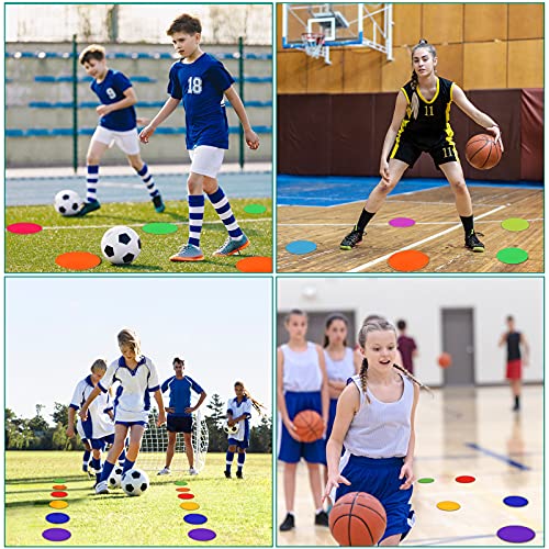 Poly Spots for Gym Floor 4inch 4.72inch 6inch 9 inch Poly Spot Markers - size: 4 inch