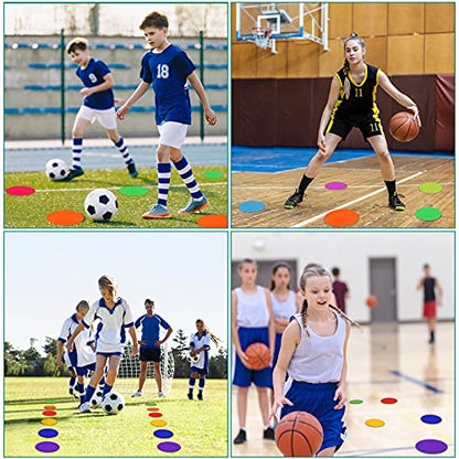 Poly Spots for Gym Floor 4inch 4.72inch 6inch 9 inch Poly Spot Markers - size: 4 inch