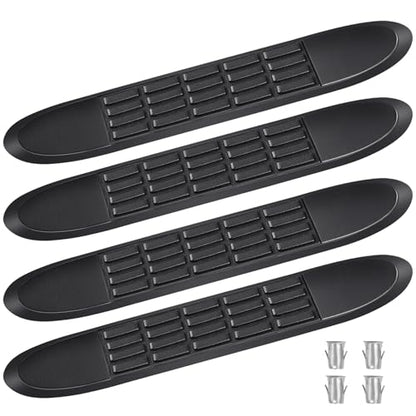Nerf Bar Replacement Pads Kit for Platinum 3 Nerf Bars 20" Pad with 4 Holes, 19.8" X 3.2"(18.6" Outer Hole Spacing) Durable Non-Slip Running Boards Replacement Pads——Verify Tube Size & Hole Spacing - size: xng-26