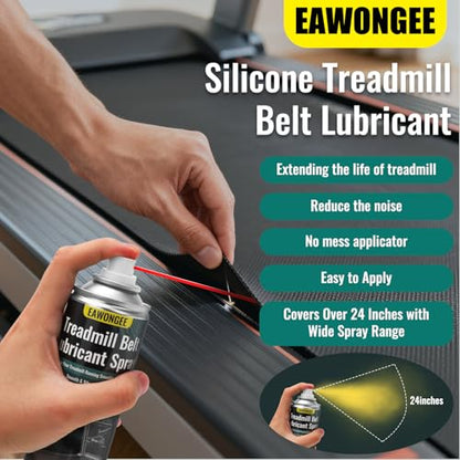 EAWONGEE Treadmill Belt Lubricant Spray 2-Pack 7.2oz - size: 2 Pack