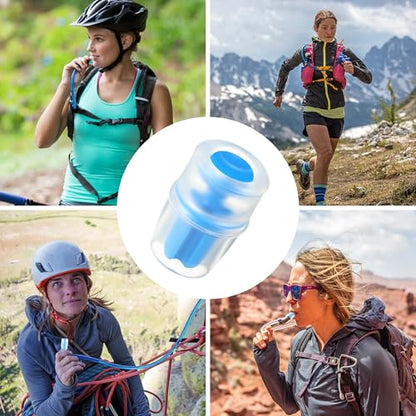 Enhon Hydration Bladder Silicone Bite Valve Replacement - color: Blue