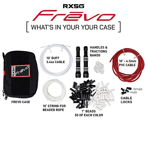 Rx Smart Gear Jump Rope | RXSG Frēvo Freestyle Jump Rope, Skipping Rope for Men & Women with 2 High Speed Precision Bearings | Fitness, Training, Exercise, Cardio, Workout